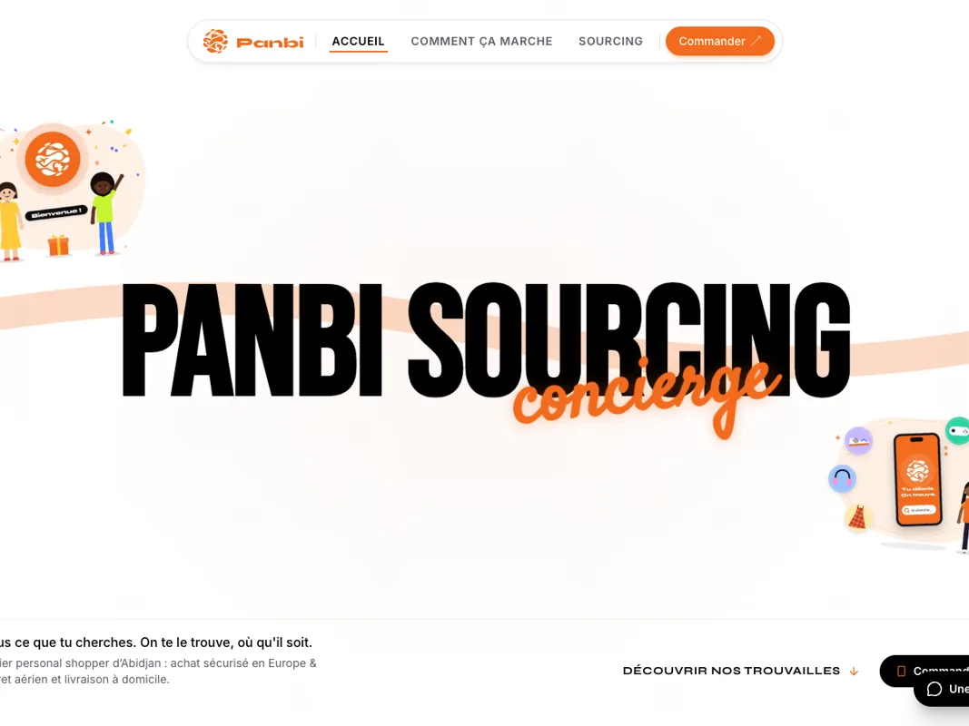 Projet Panbi - E-commerce & Personal Shopper